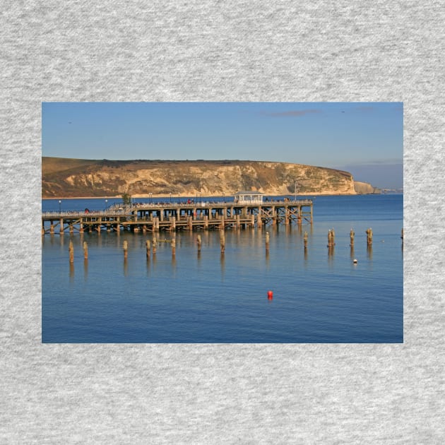 Swanage Pier & Ballard Down by RedHillDigital